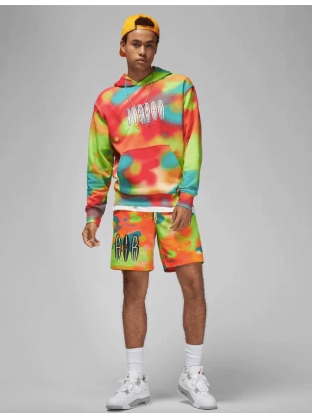 Men's Nike Air Jordan Flight MVP Fleece "Tie-Dye" Hoodie size Small